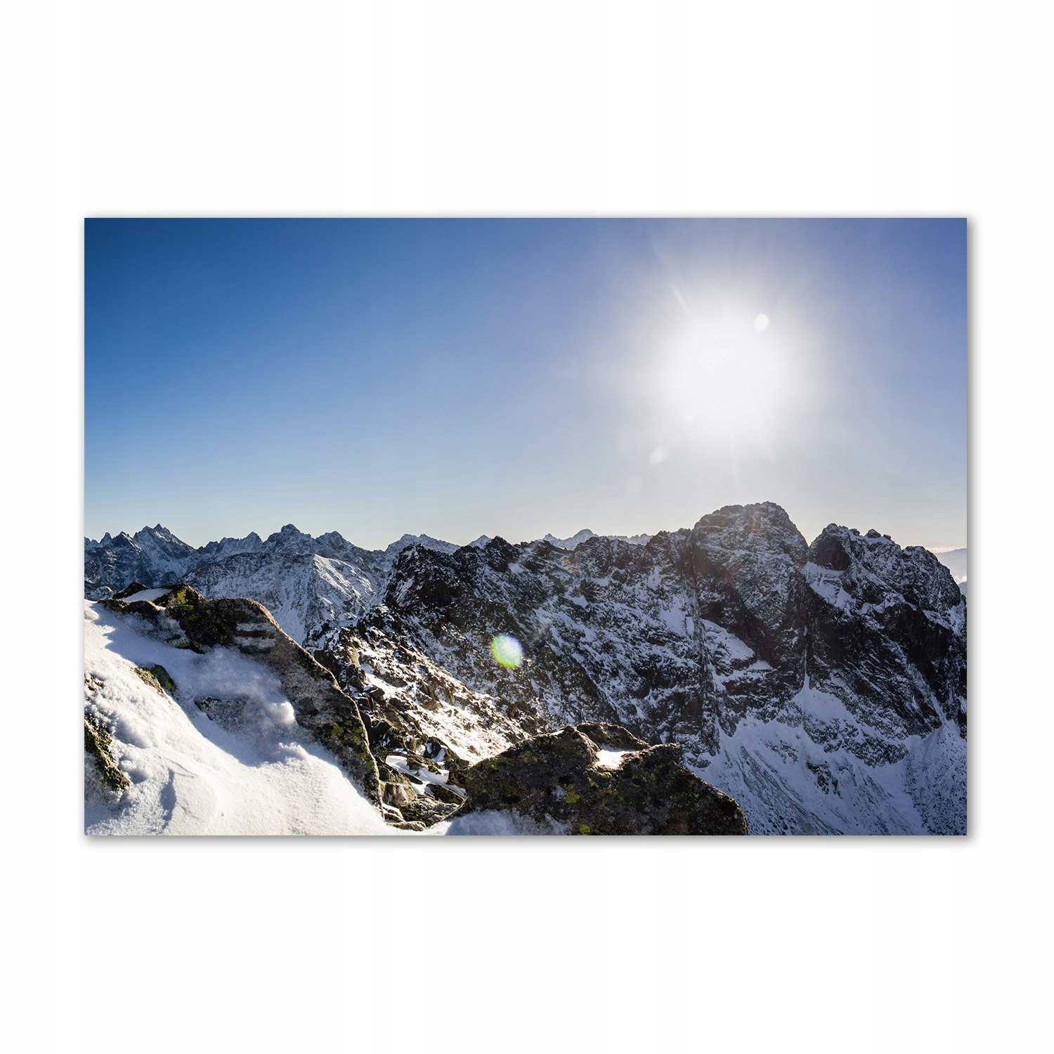 

Foto obraz szkło akryl Zima w Tatrach 100x70 cm