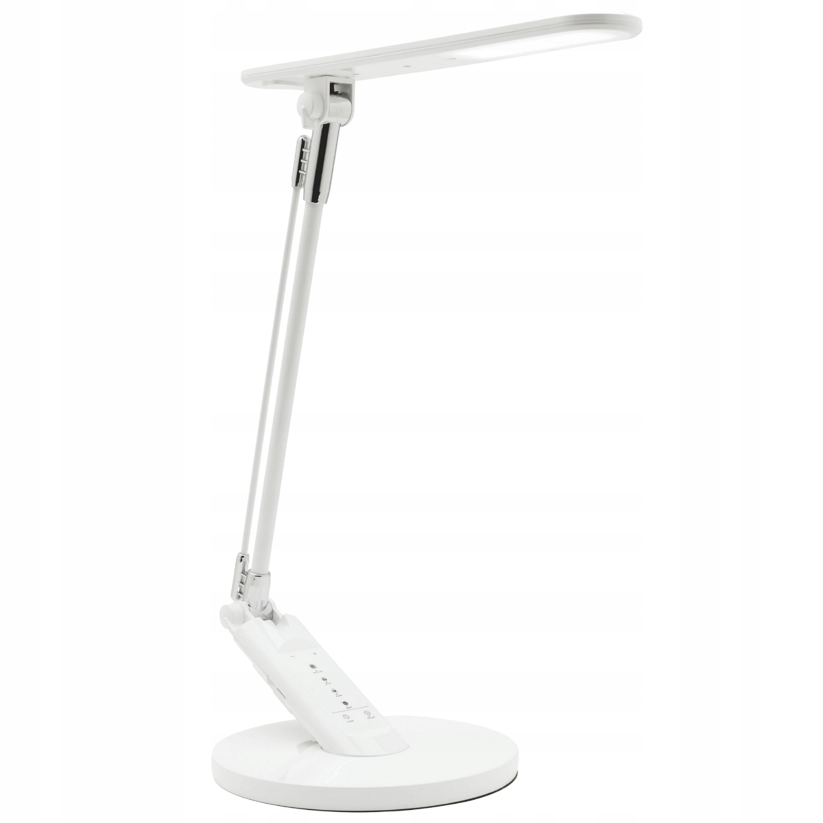 Led stolní lampa na kreslení, bílá, dotykové ovládání, nastavitelná barva světla Polux