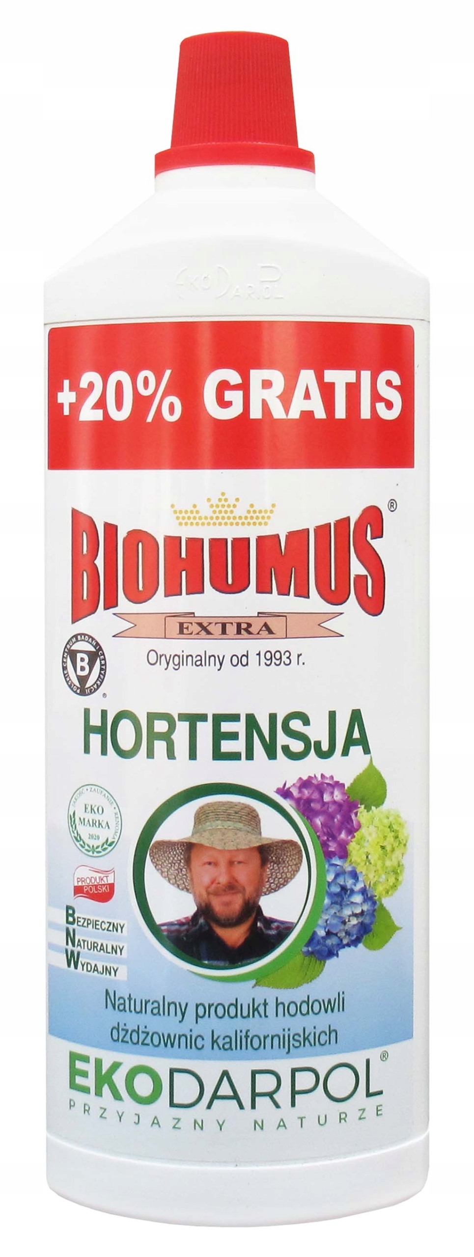 BIOHUMUS EXTRA HORTENSJA 1L+20% GRATIS EKODARPOL