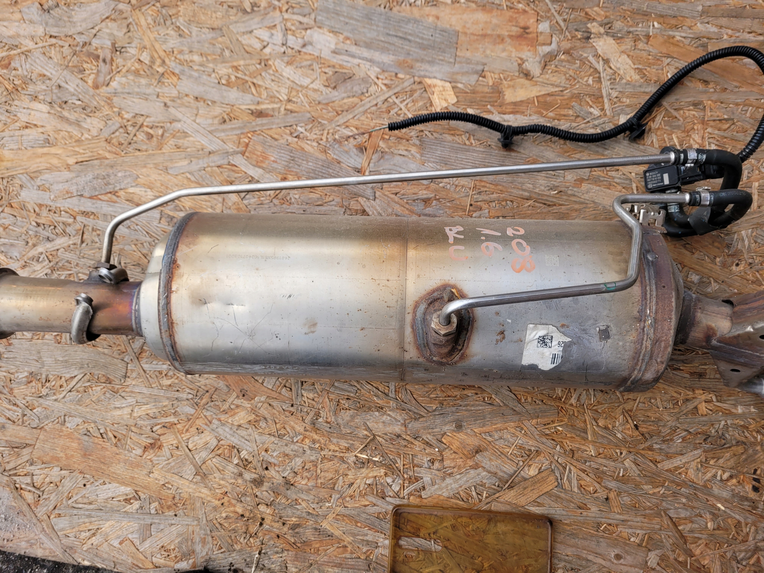 filter DPF FAP PSA PEUGEOT 208 a 1 1.6
