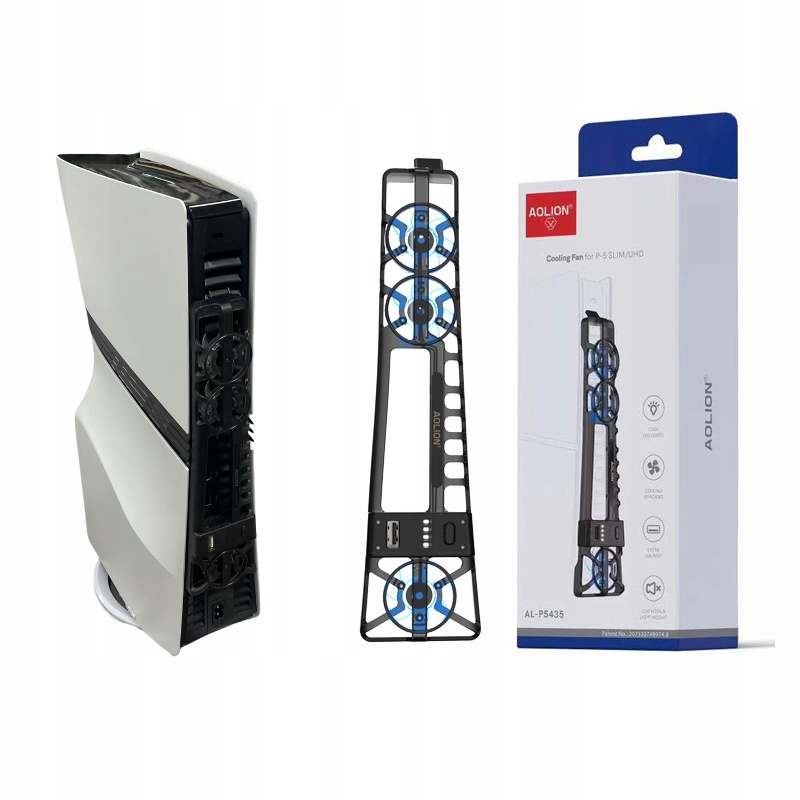 Chladicí Ventilátor PS5 Pro Automatické Zapnutí Zadního Chlazení Led