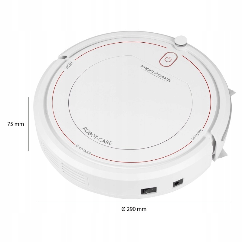 CICHY ODKURZACZ SPRZĄTAJĄCY ROBOT 3 PROGR HEPA Model PC-BSR 3042