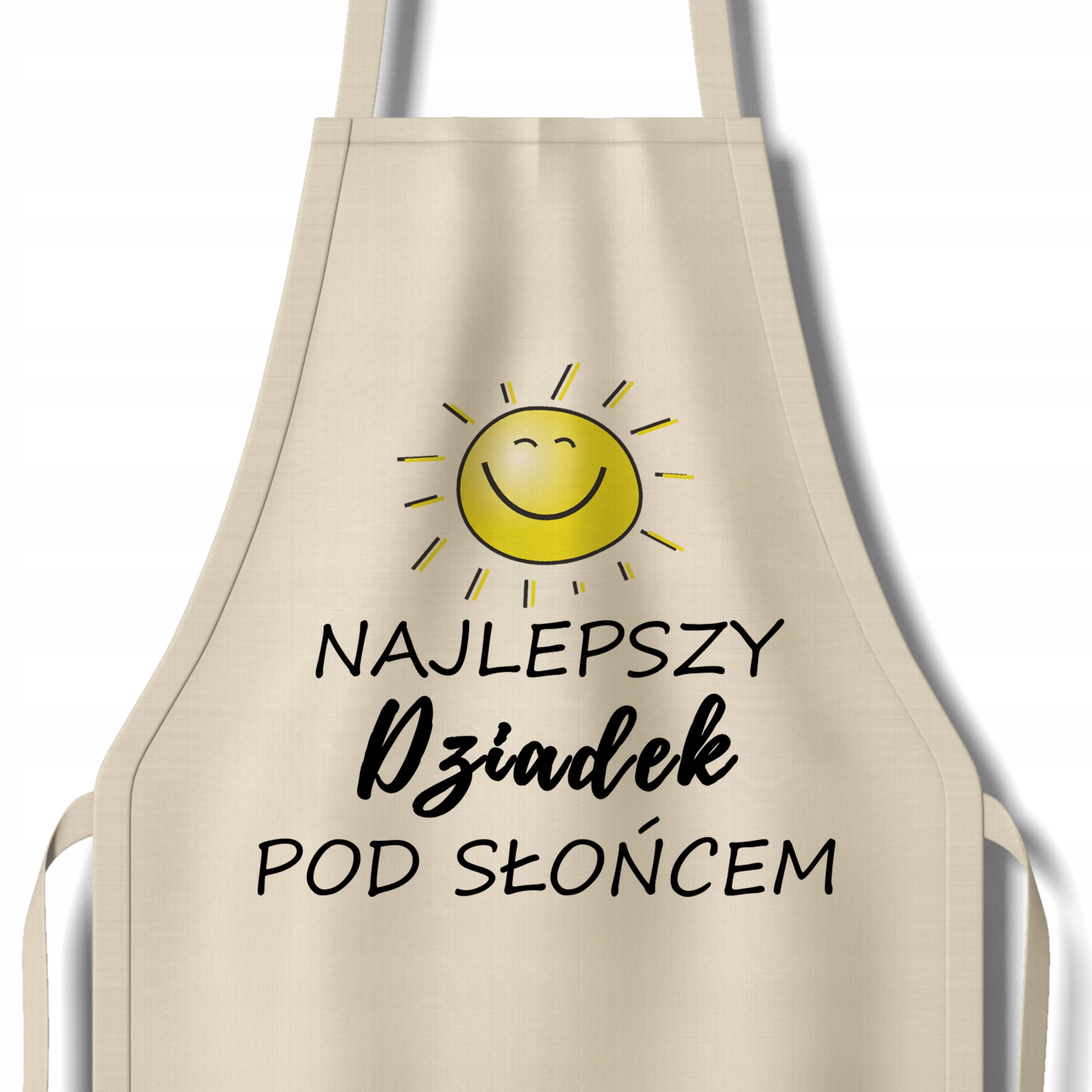 Bavlněná kuchyňská zástěra Nejlepší dědeček pod sluncem Dárek Vzory