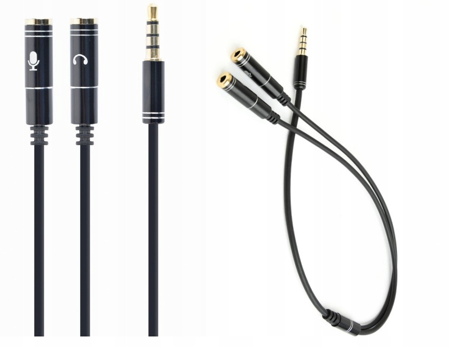 Adapter Jack 2x do Combo 4 PINY Wtyk Gniazdo Kabel Sklep, Opinie, Cena w Allegro.pl