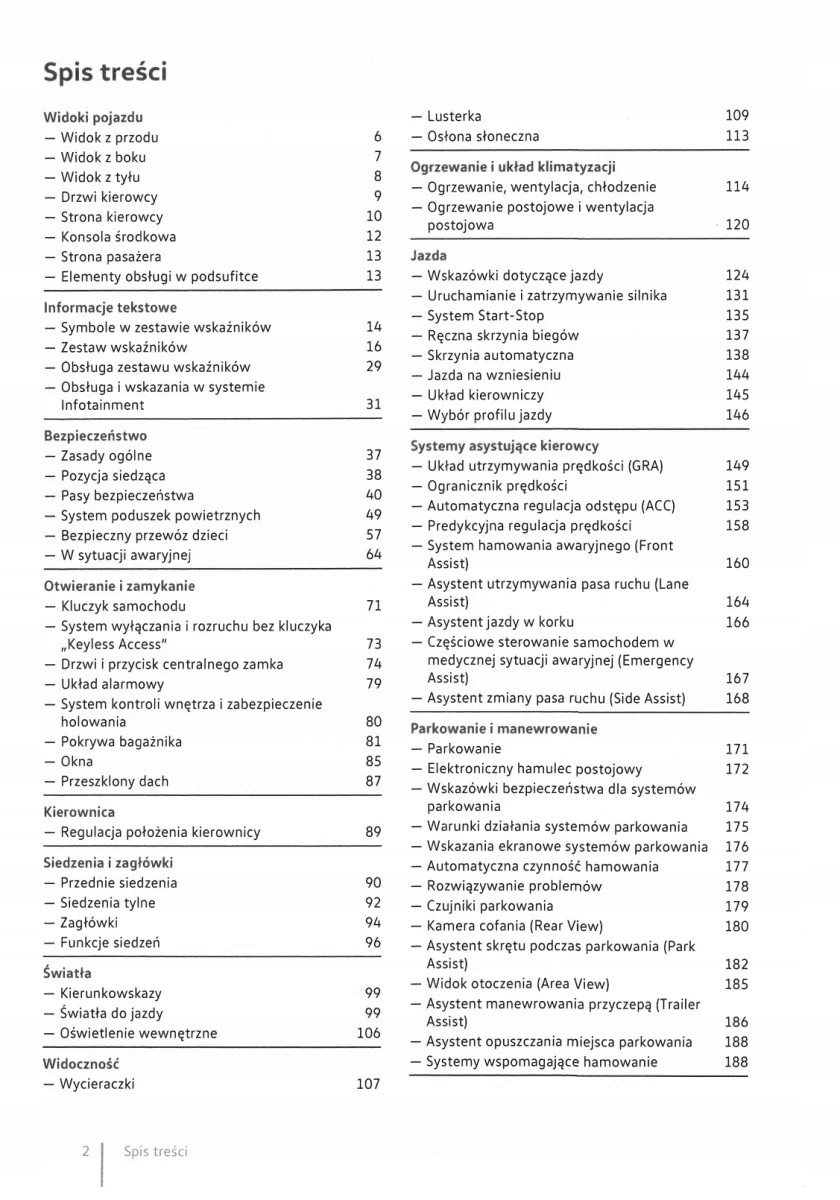 Volkswagen VW Arteon 2017-2020 Instrukcja Obsługi Tytuł Volkswagen VW Arteon od 2017 Instrukcja Obsługi