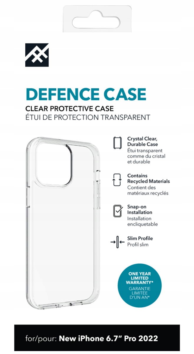 Zagg Obudowa Defence iPhone 14 Pro Max przezroczysta