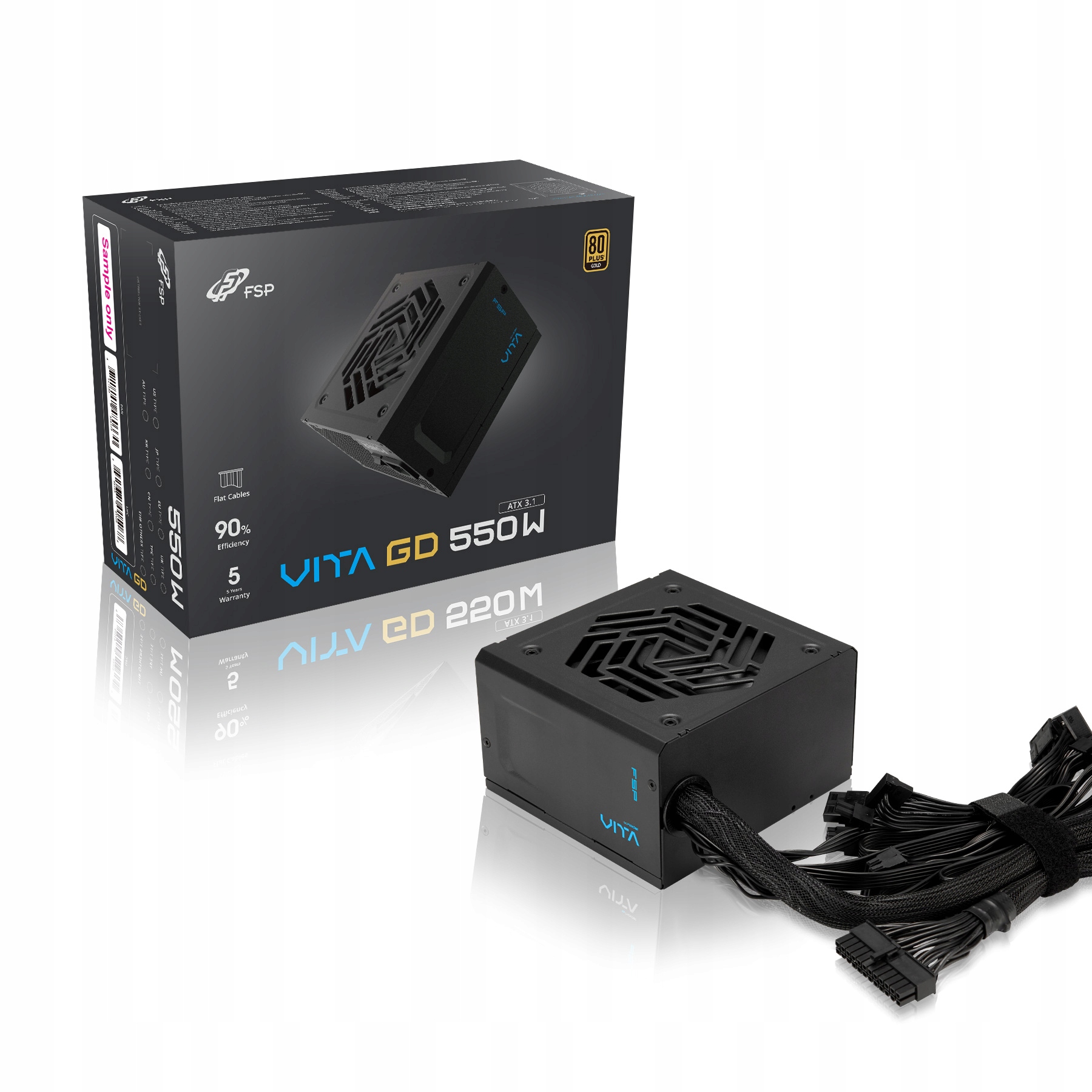 Fsp Vita GD/550W/ATX 3.1/80PLUS Gold/Retail