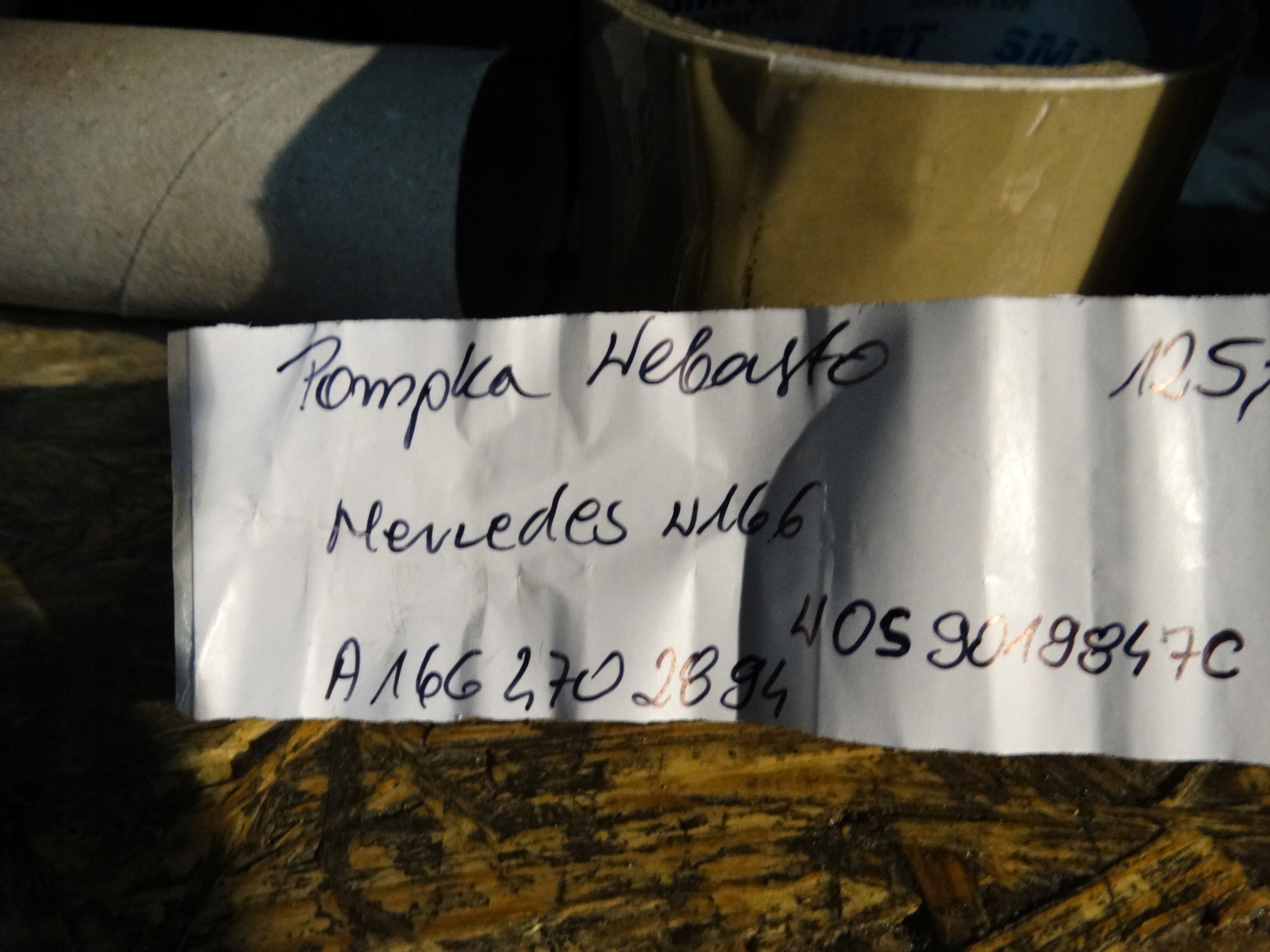 IDEALNA pump WEBASTO MERCEDES W166 1