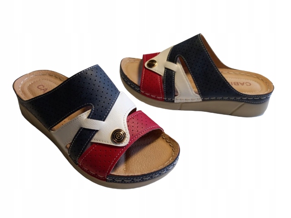 MIĘCIUTKIE GRANATOWE KLAPKI -40- PROFILOWANE CABIN Marka inna