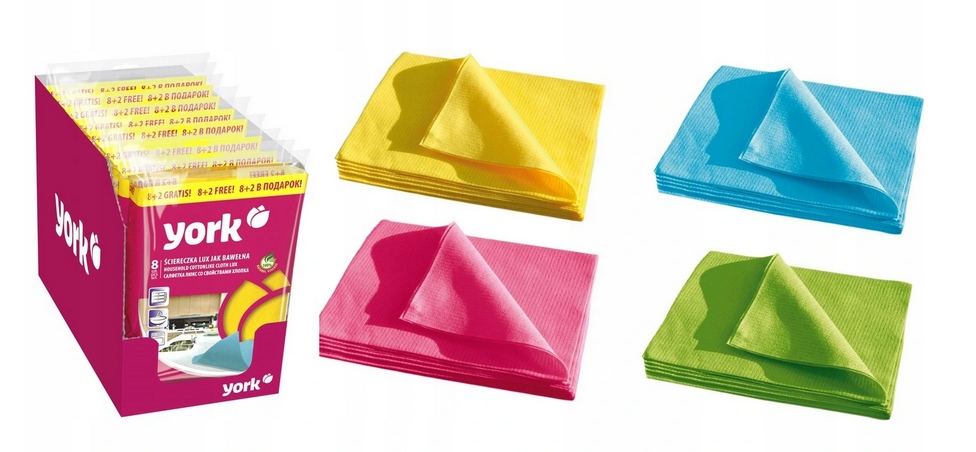 

Ścierka York Lux Jak Bawełna 8+2