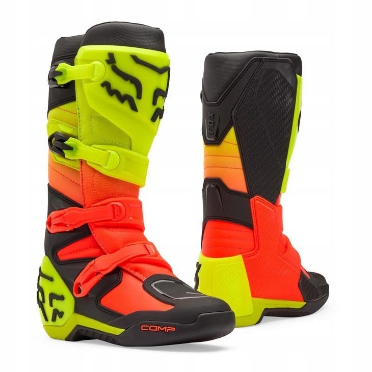 Enduro motocyklové topánky Fox Comp Orange/yellow oranžovo-žlté Darčeky