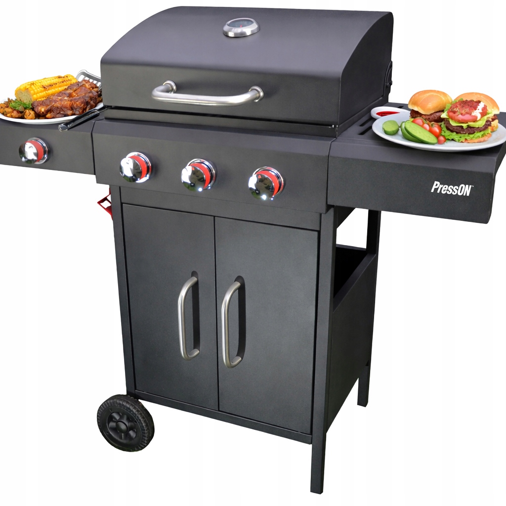 GRILL GAZOWY OGRODOWY 3+1 11,6kW DUŻY RUSZT SZAFKA Kod producenta mx0000