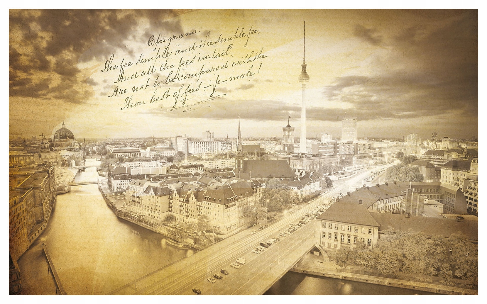 Fototapeta Mesto Rieka Mosty Vintage Loft Retro Architektúra 312x219 lepidlo