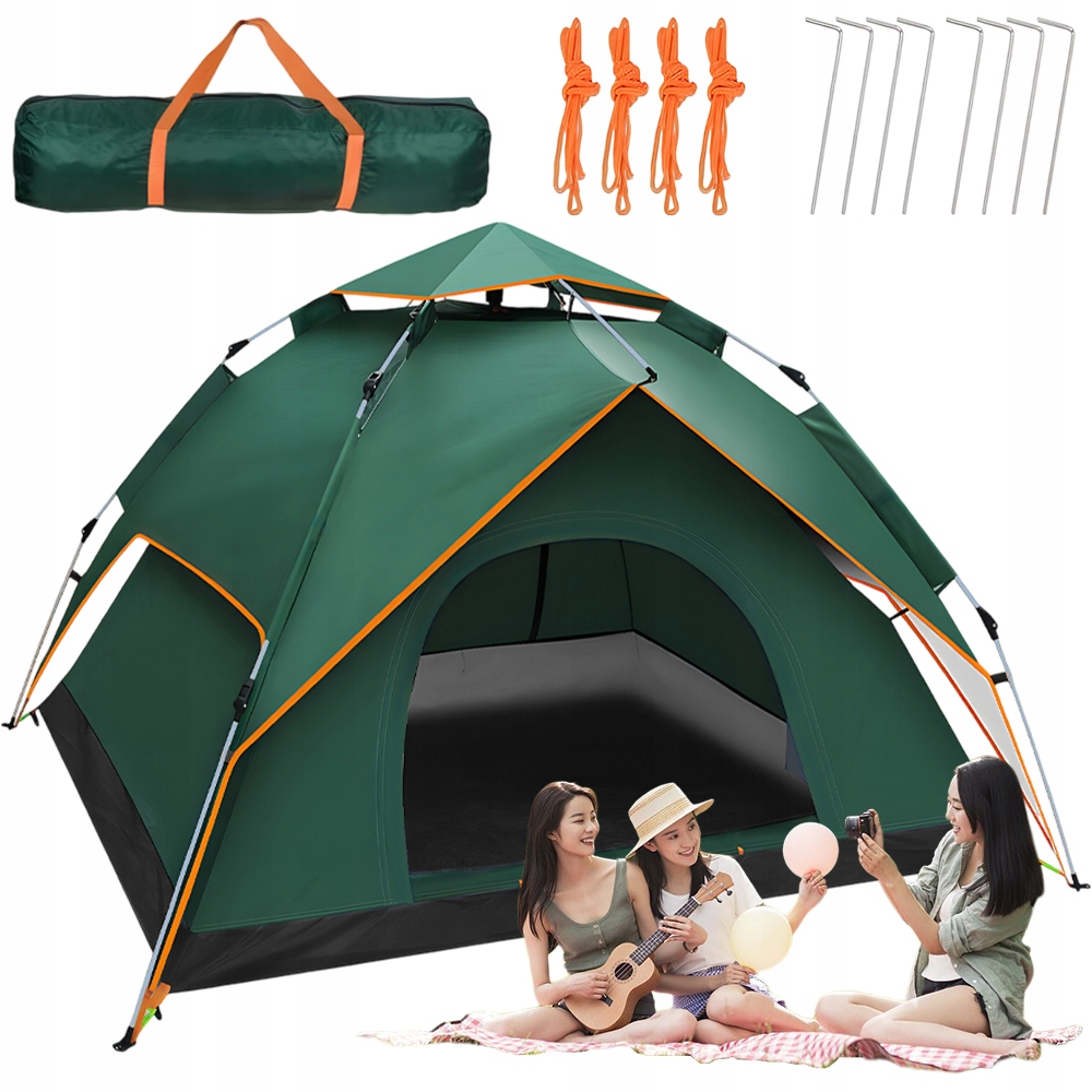 Stan Pro 4 Osoby Voděodolný S Dvojitými Dveřmi A Moskytiérou