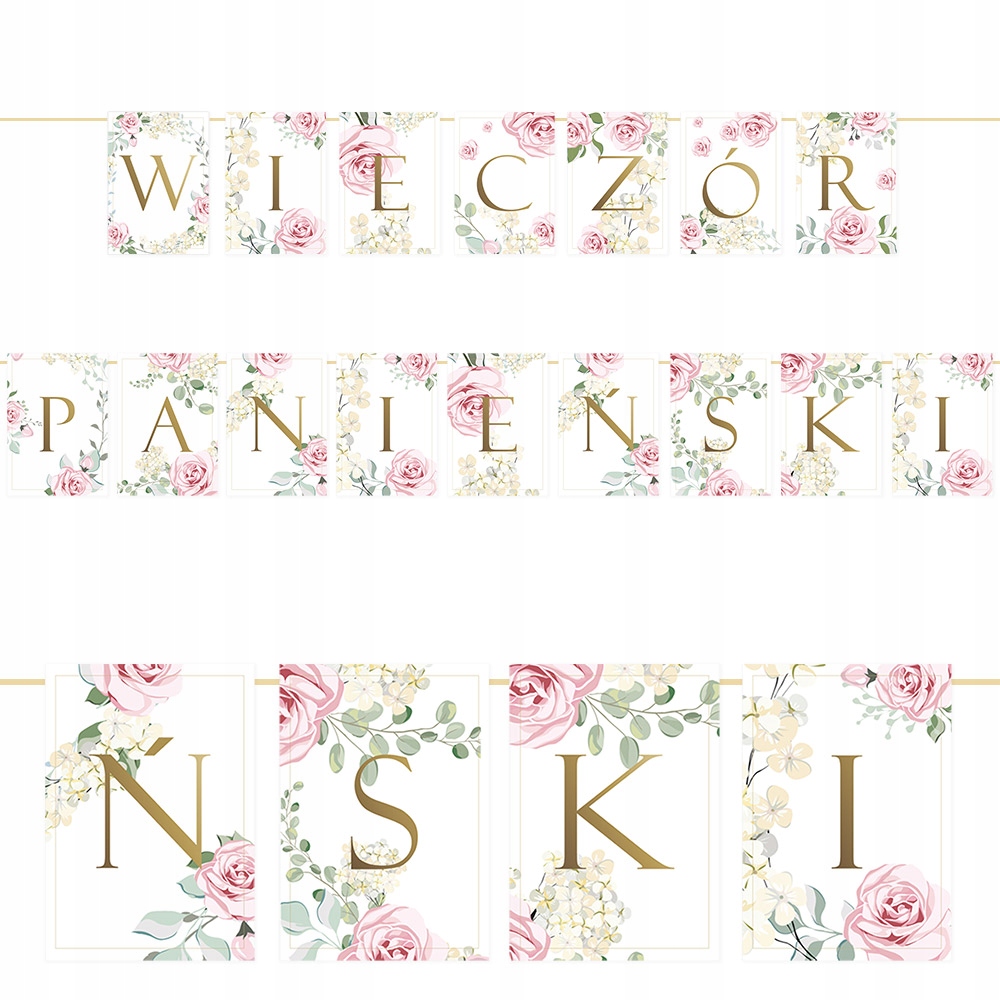 

Baner Na Wieczór Panieński Dekoracja Girlanda