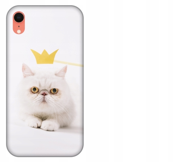 

Etui pokrowiec iPhone Xr Kot pers kotek