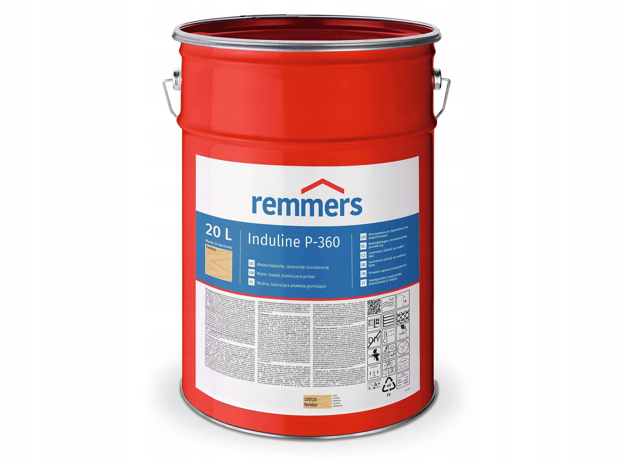 Remmers Induline P-360 GW-360 lazurovací základní nátěr 5L Teak RC-551