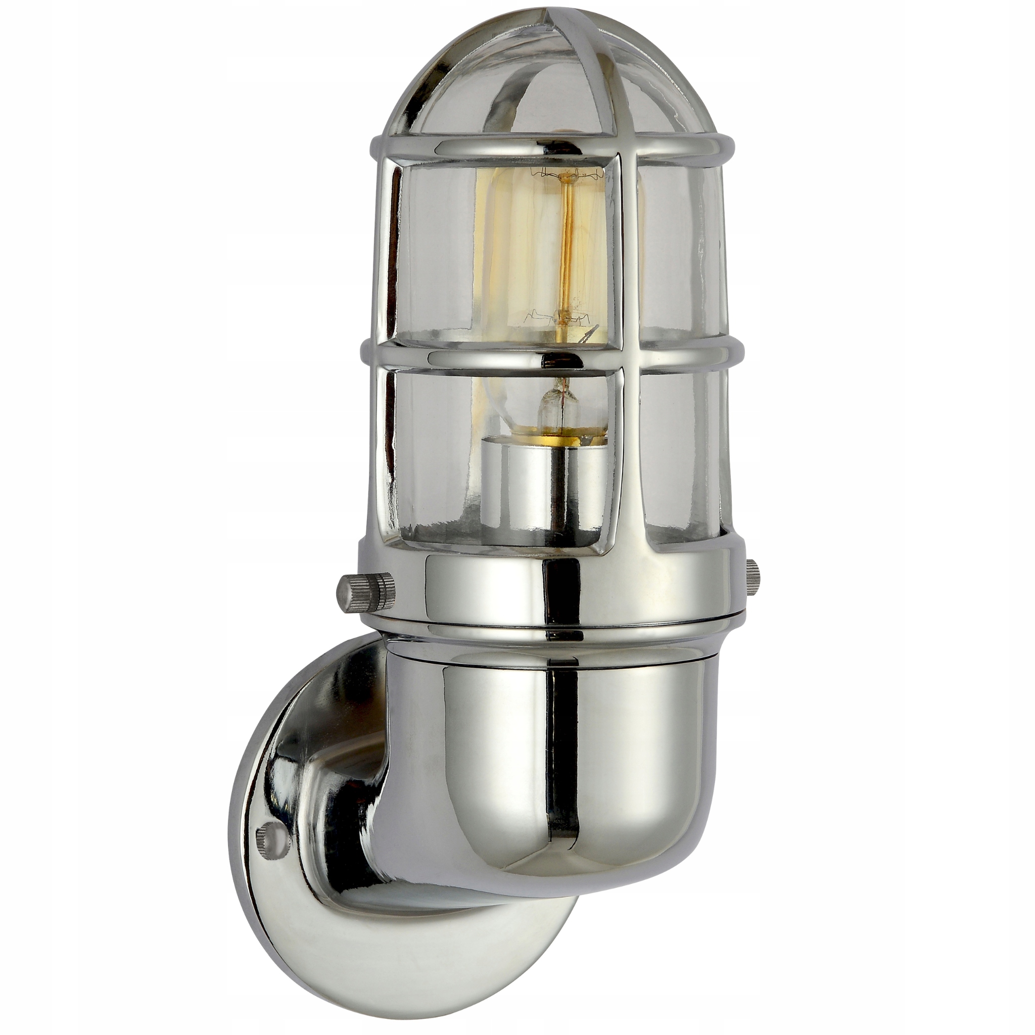 Nástenná lampa do kúpeľne loft loft retro chróm Polux