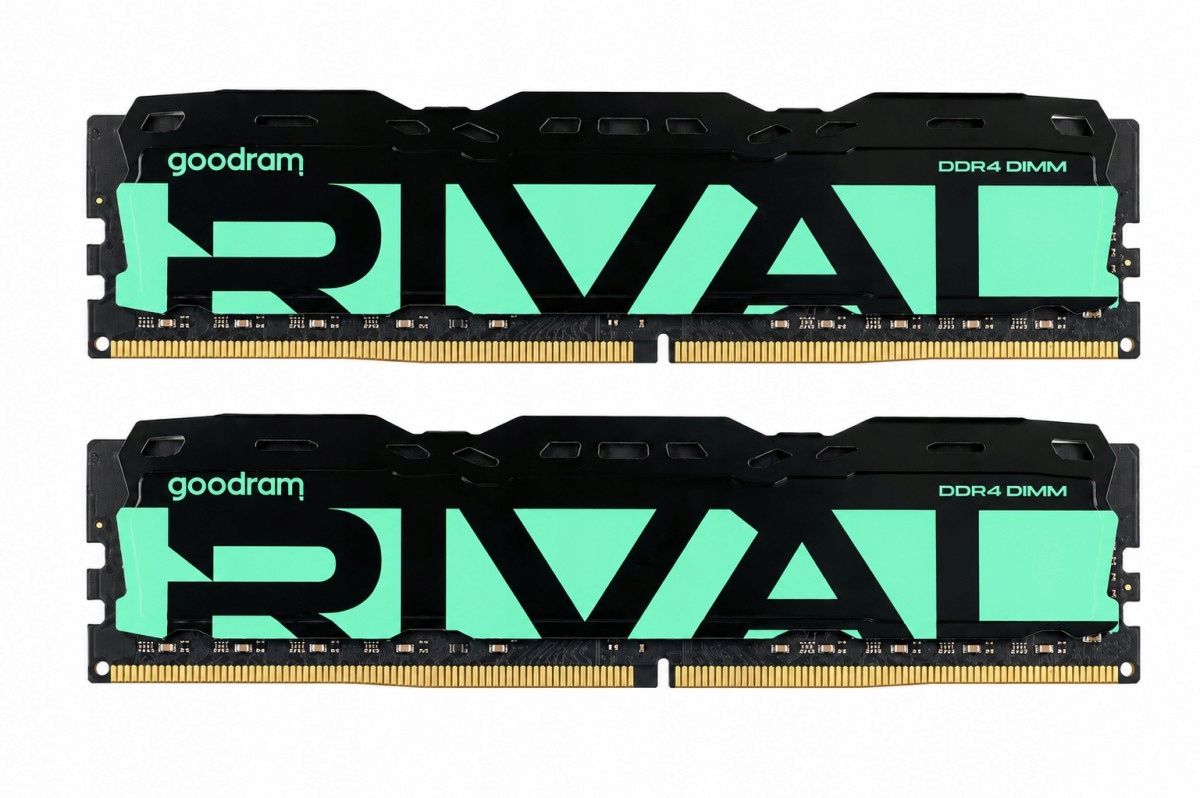 Goodram Pamięć do Pc DDR4 Rival Radiant 32GB (2*16)/3200 CL16 zielona