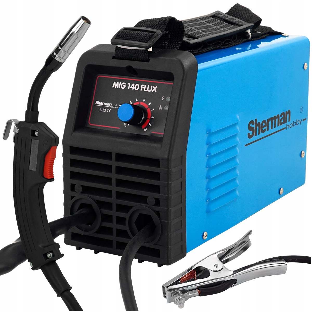 Зварювальний апарат MIG 140 FLUX Sherman