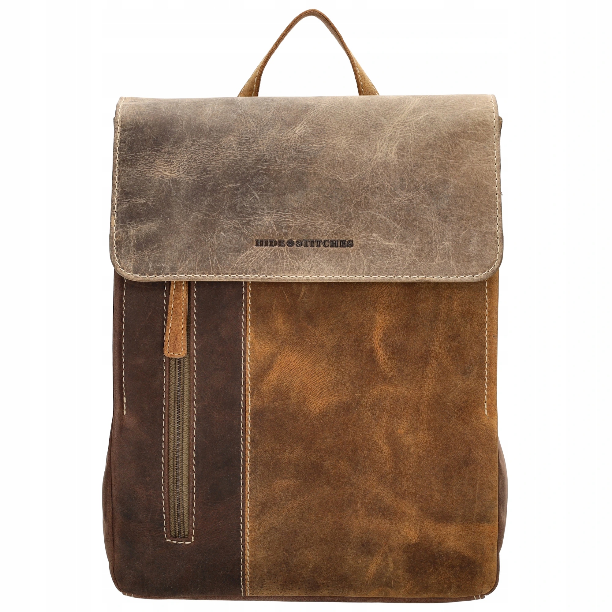 Kožený batoh Himalaya Hide & Stitches 8 L Hnědý