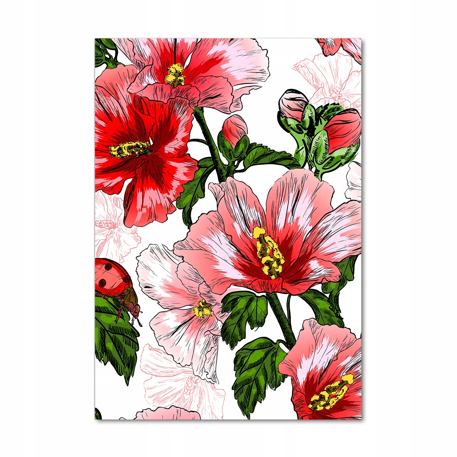 

Foto obraz akrylowy na ścianę Hibskus 70x100 cm