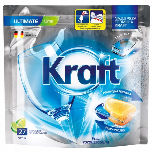 

Kraft Ultimate Lime Kapsułki do Zmywarki 27szt.