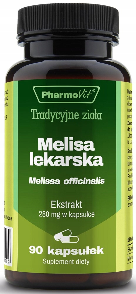 

Pharmovit Melisa Lekarska 4:1 280mg 90k Relaks Sen
