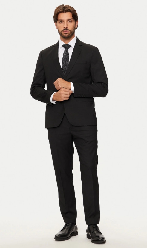 Černá Sako Slim Fit Selected Homme 54