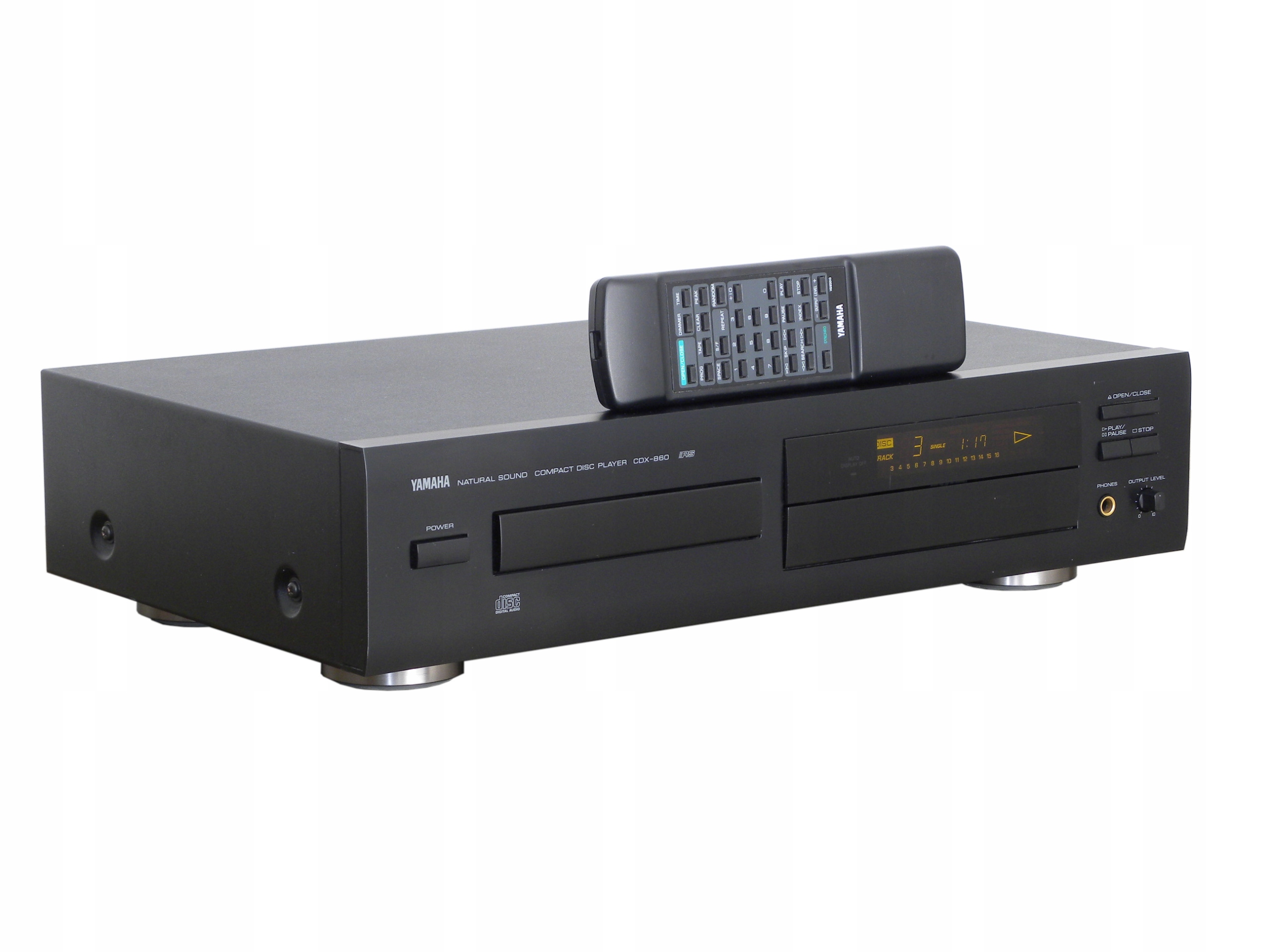 YAMAHA CDX-860 čierna - audiofilský CD/CD-R prehrávač