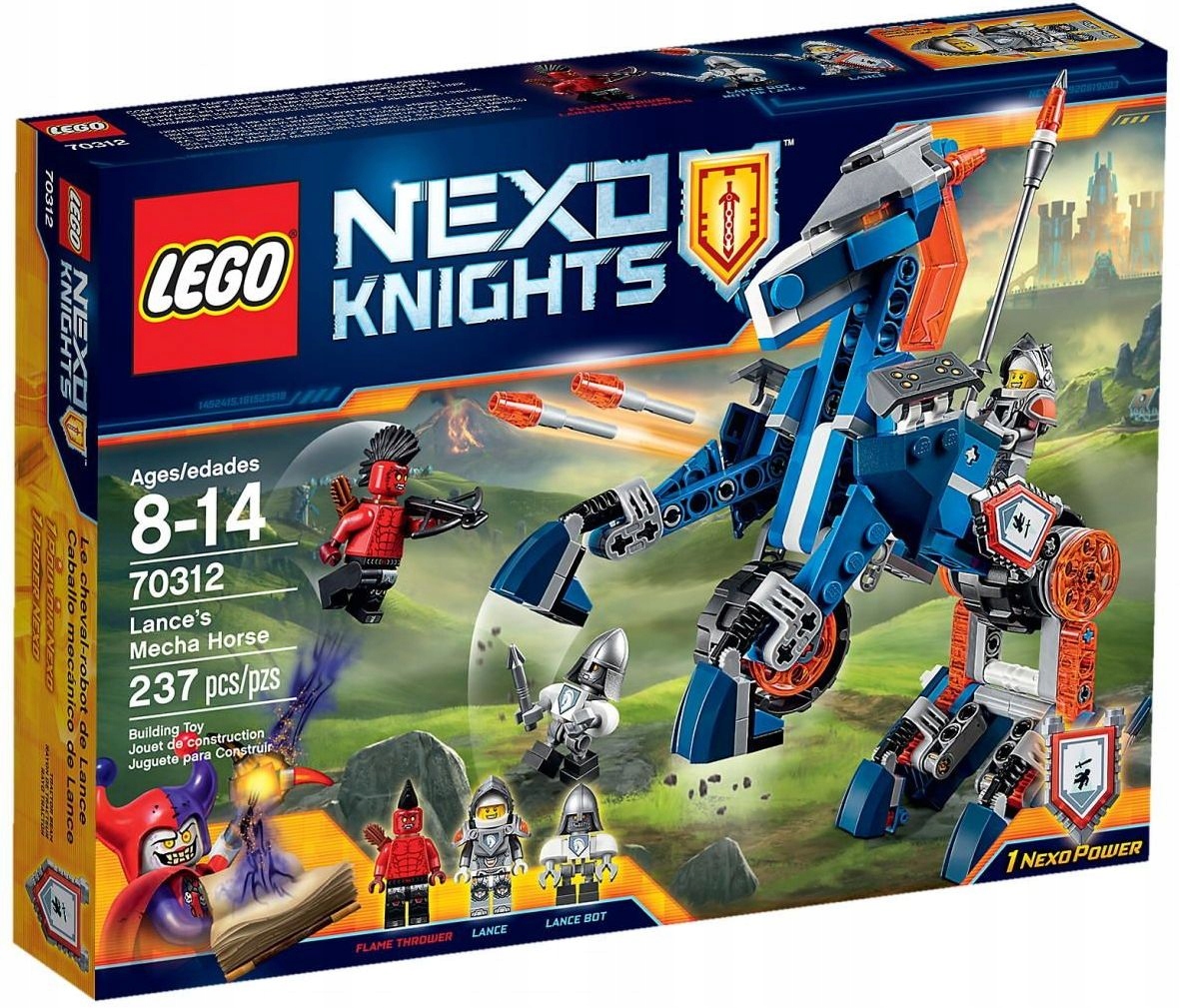 KLOCKI LEGO 70312 NEXO KNIGHTS Mechaniczny koń Lance'a