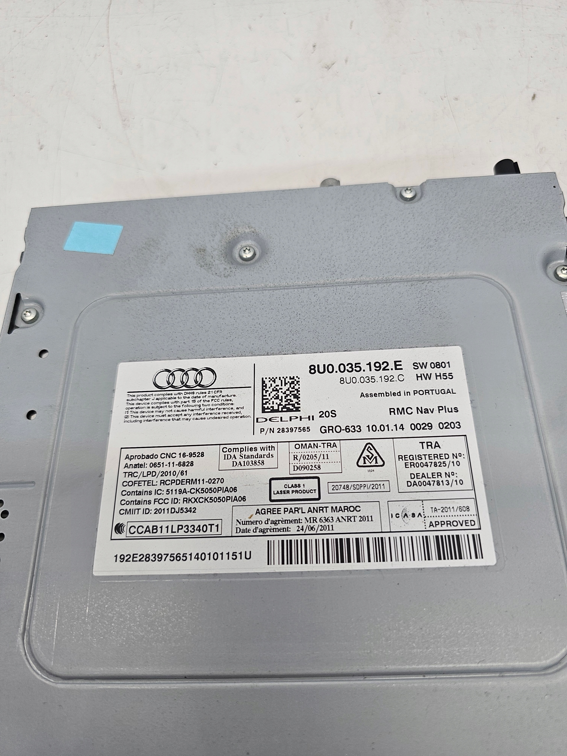 TUNER module navigation devices RADIA AUDI Q3 8U 8U0035192E original