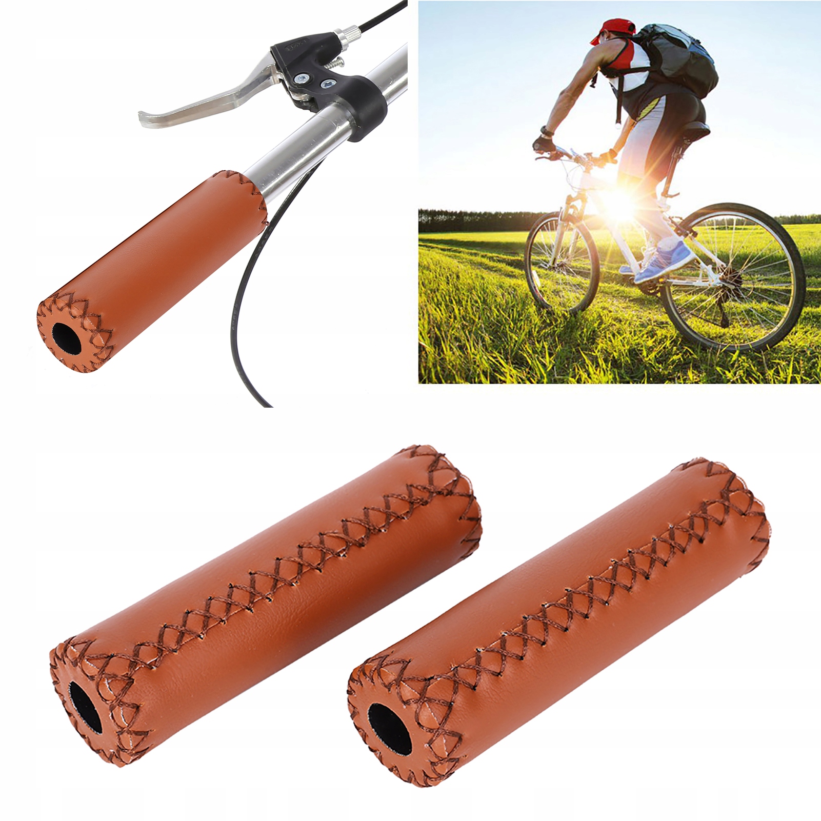 Rączki Chwyty Osłony Gripy Kierownicy Roweru