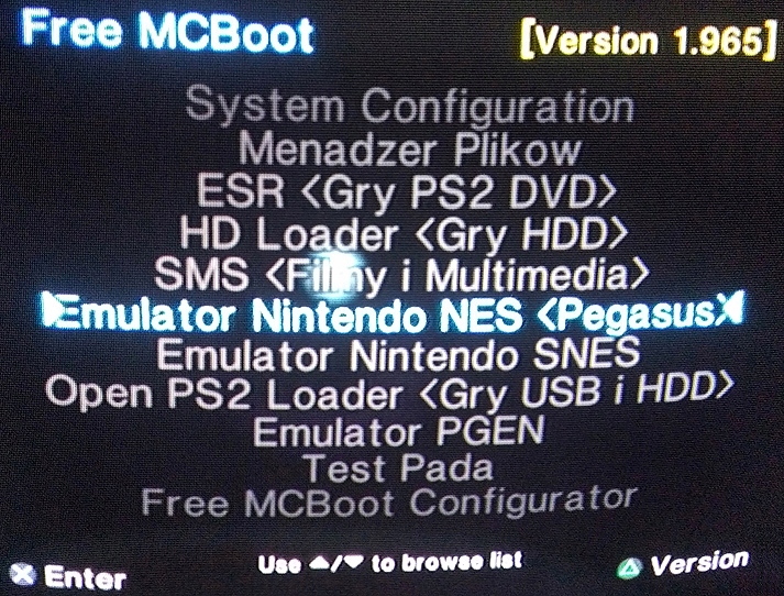 Free Mcboot 1.965 PL - karta PS2 64 MB