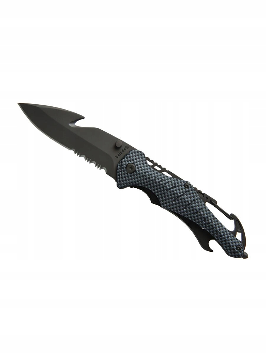 Nůž Baladeo Security Knife Emergency uhlíkový fiber