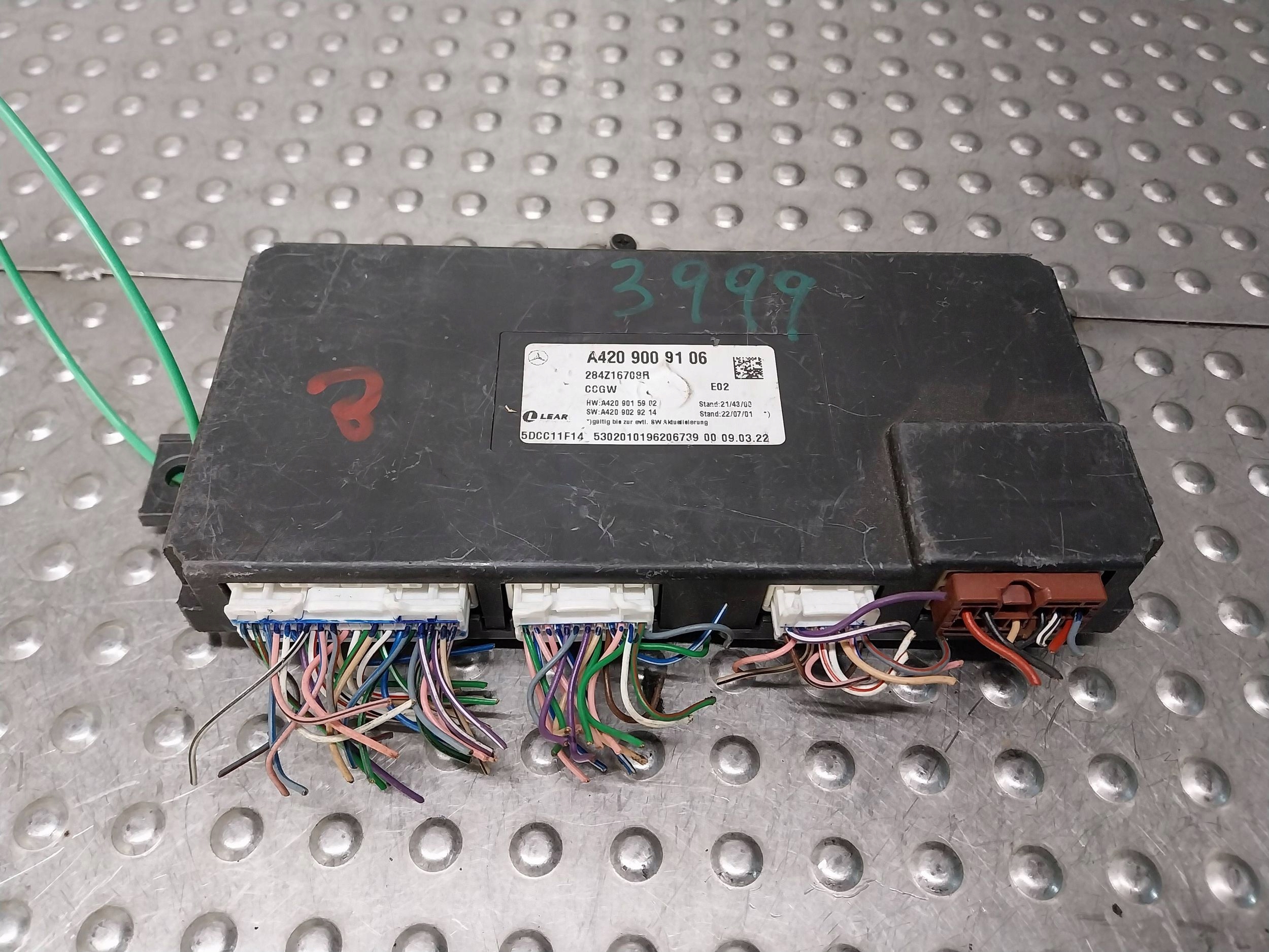 module control unit A4209009106 MERCEDES CITAN II W420