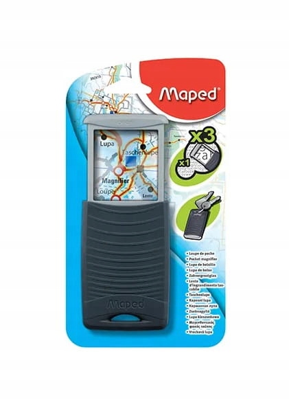 

Lupa Kieszonkowa Szkło Powiększa Maped 300% Etui