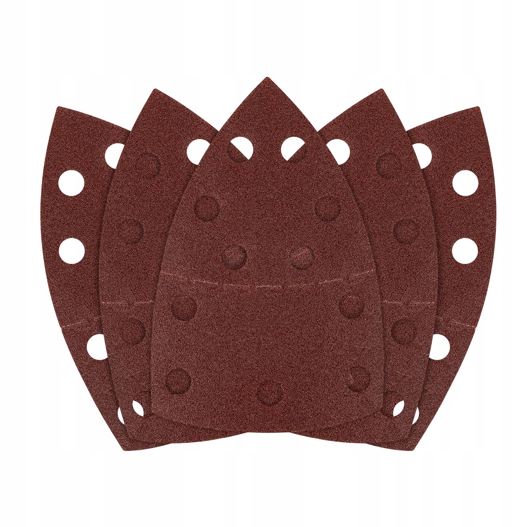 Papiery ścierne na rzep, żelazko 102 x 152 mm, P100, 5 szt., z 11 otworami