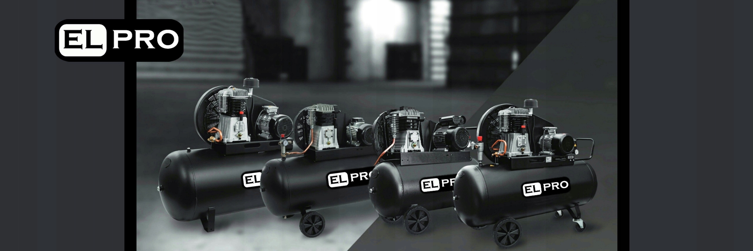 ELPRO Kompresor 200l 3kW 400V sprężarka WARSZTAT Model B3800B