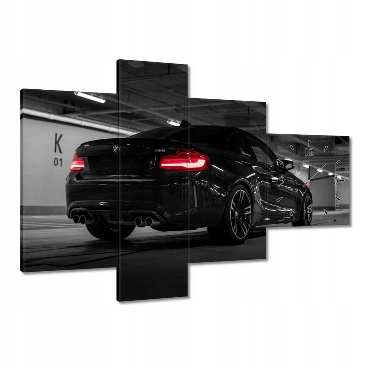 Hodiny 100x70 Bmw M2 auto