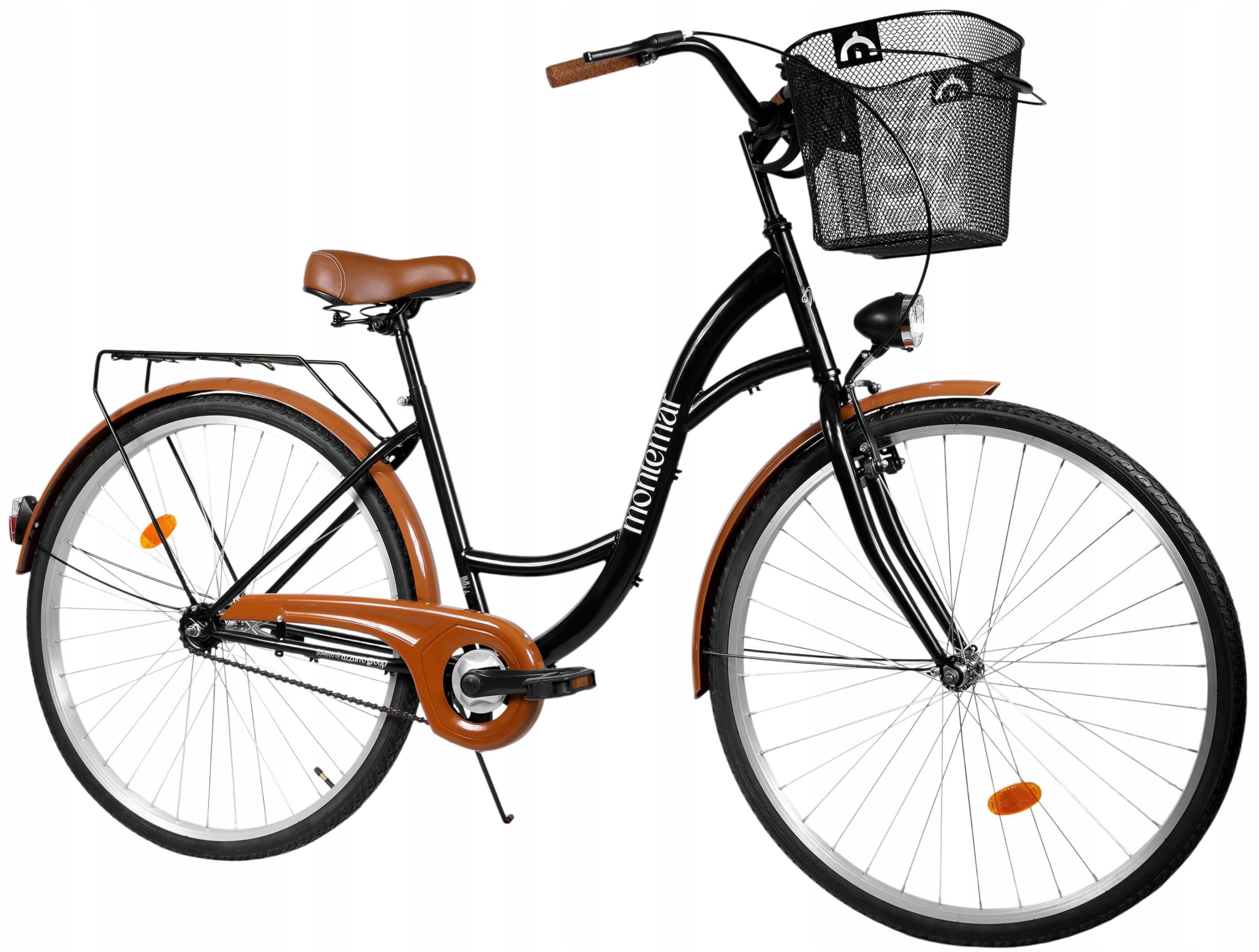 Rower Miejski Montemar Damka 26 cali Damski Retro Czarny Polski Producent