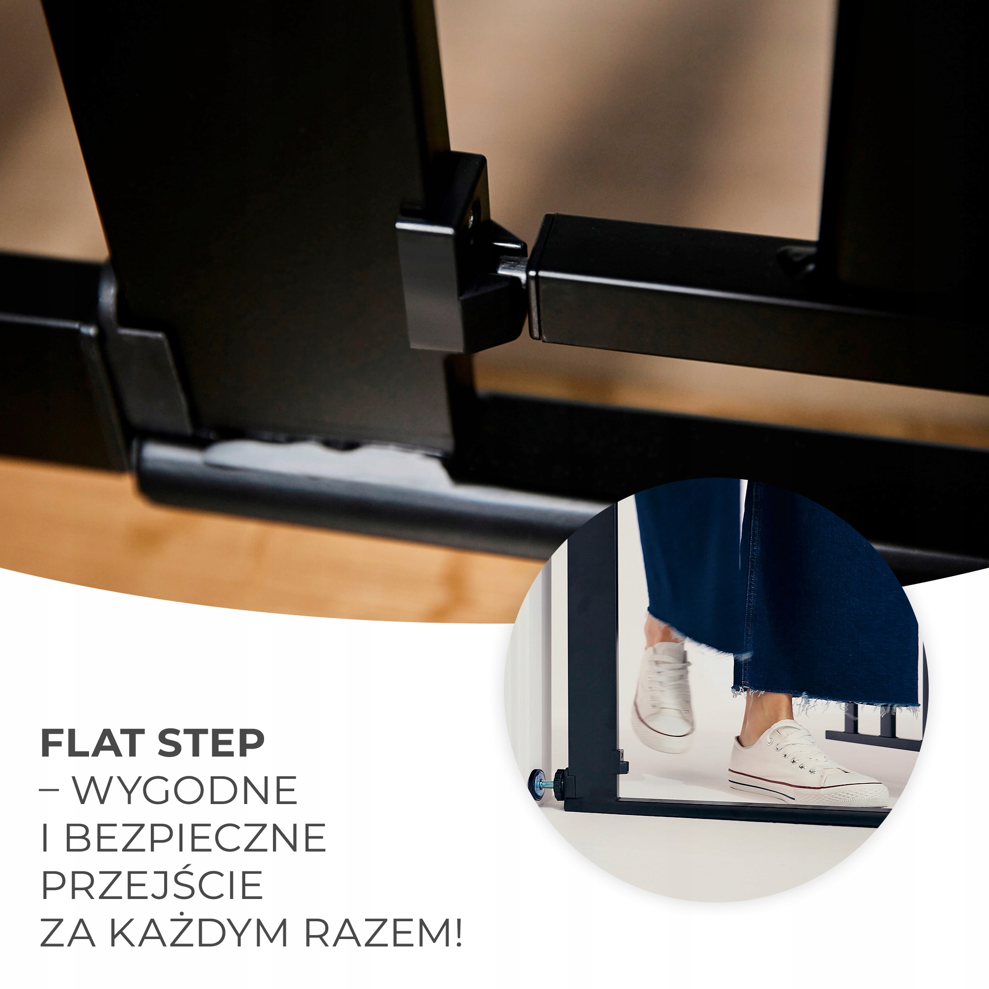 BRAMKA BARIERKA ZABEZPIECZAJĄCA na Schody DRZWI OCHRONNALOCK&GO KINDERKRAFT Marka Kinderkraft