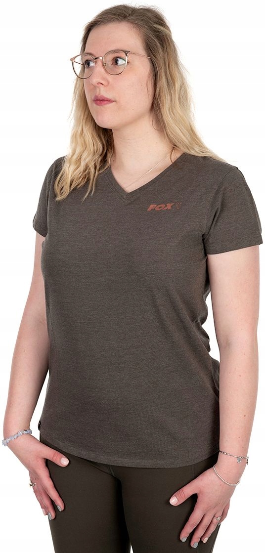 KOSZULKA DAMSKA FOX WC V NECK-T S
