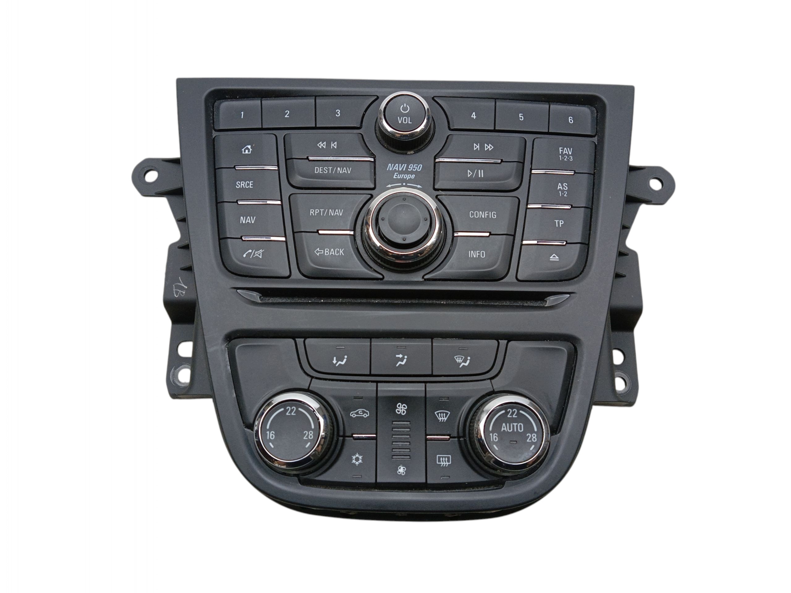 Commandes Console PANEL RADIA Climatisateur air conditionné OPEL MOKKA A (12-26) 42356784