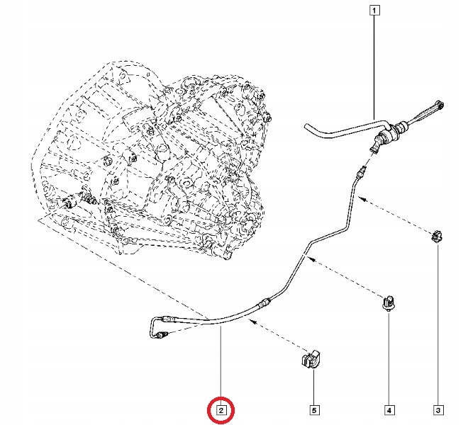 Przewód rura sprzęgła RENAULT MASTER III 3 2014> OE Typ samochodu Samochody dostawcze Samochody osobowe