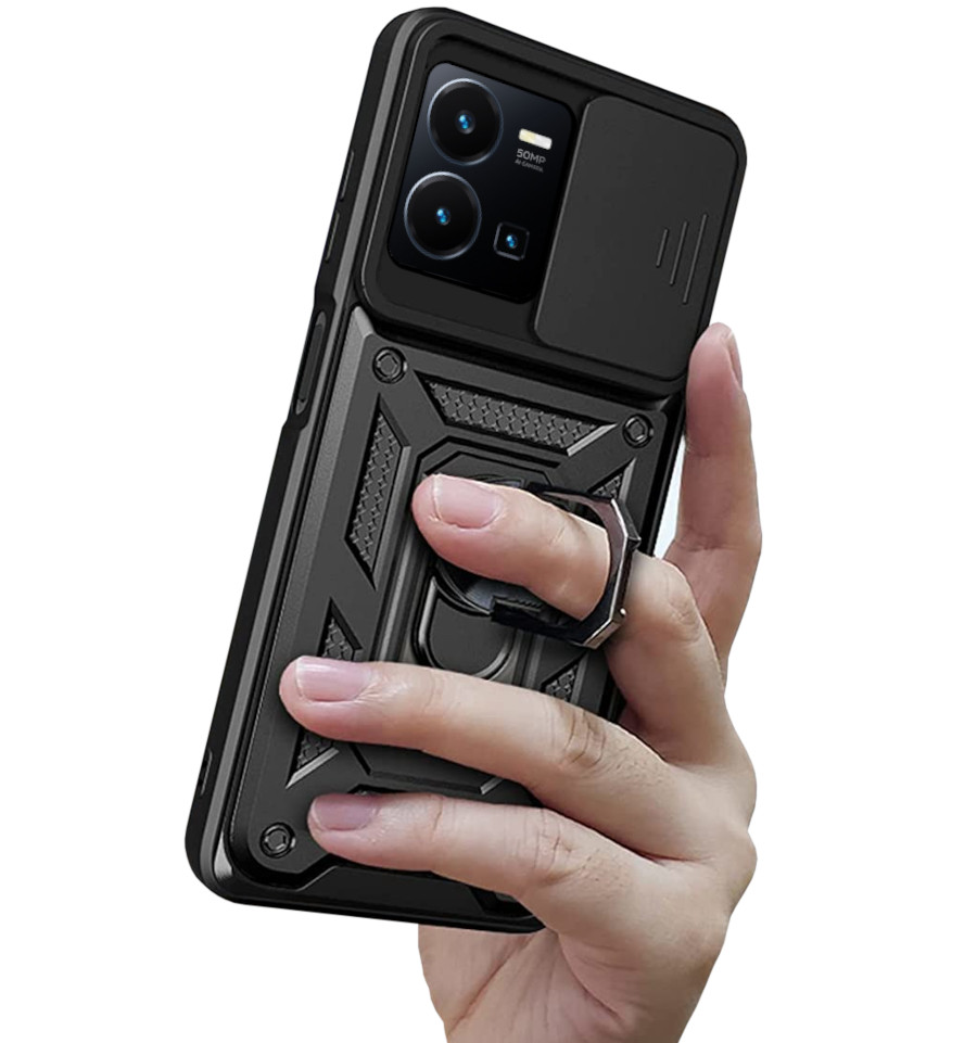 

Etui Do Vivo Y22S Y35 Case Camera Shield Ring