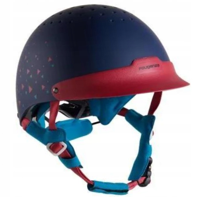 Kask Jeździecki Dla Dzieci Do Jazdy Konnej Toczek Wentylowany 52-55 cm