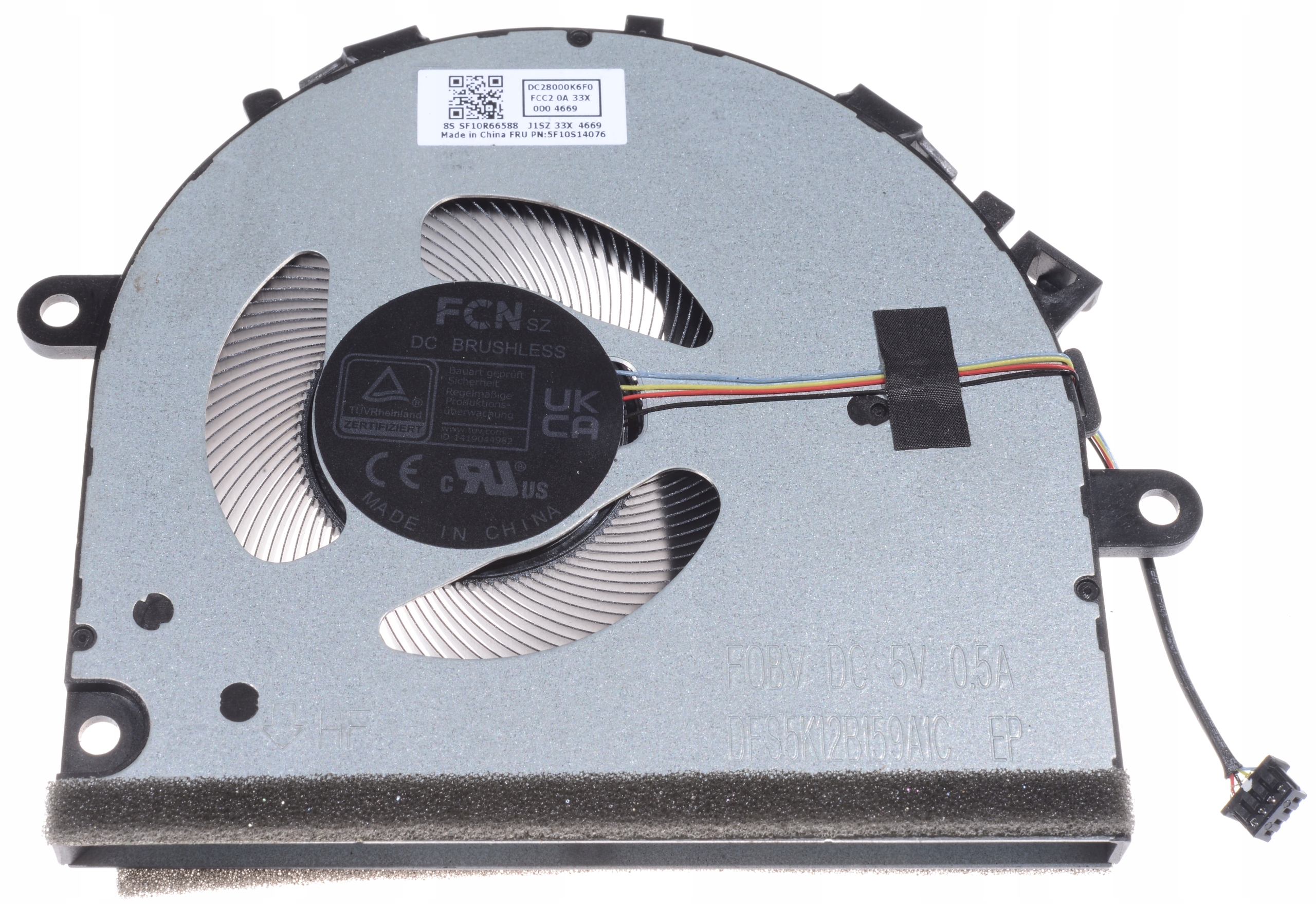 ventilátor 82YU 5F10S14076 5F10S14075 Fqbv Lenovo V15 G4 Amn 82YU 83CQ