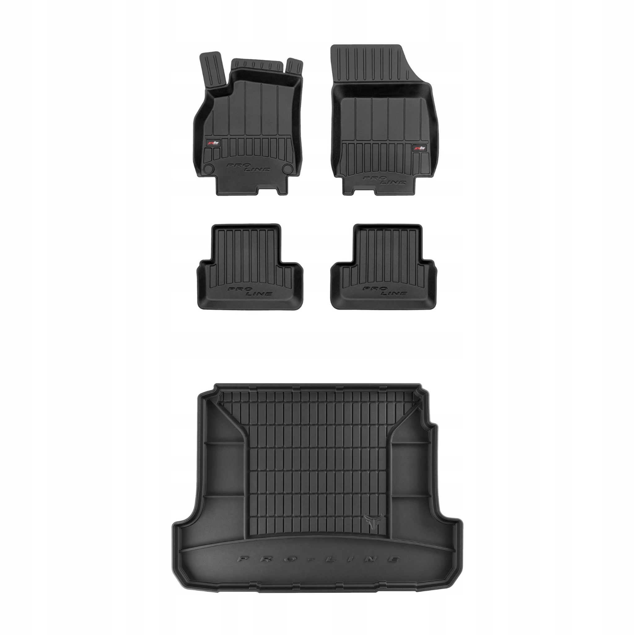 Sada gumových kobercov a rohoží pre Renault Fluence 2009-2012