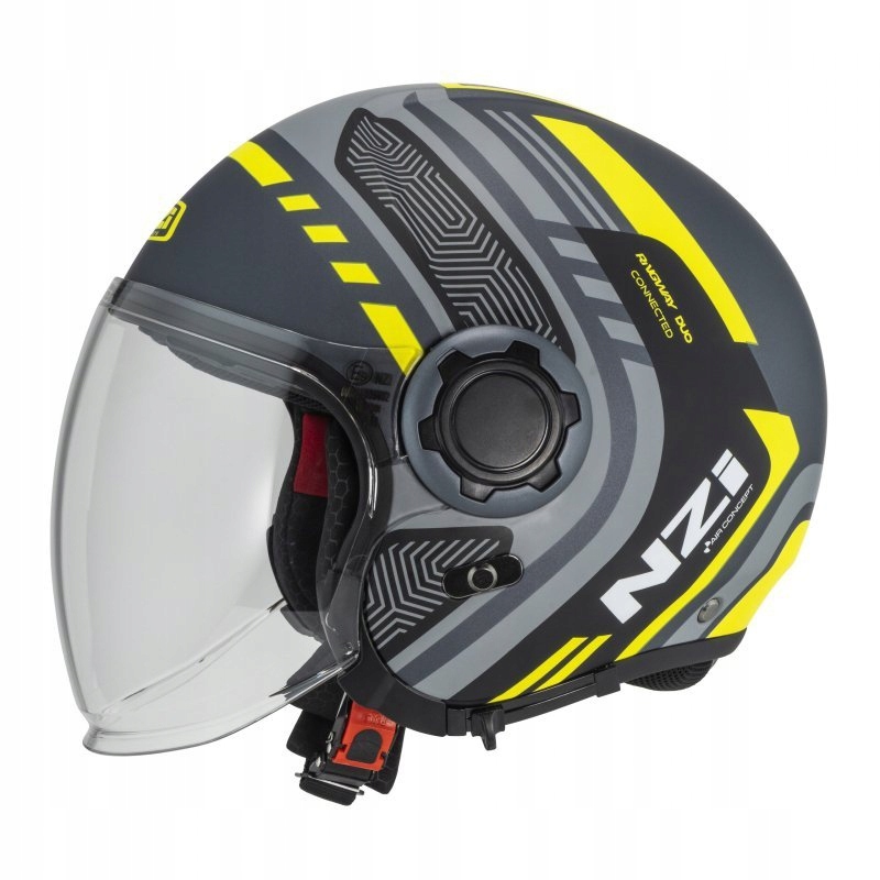 Motocyklová Prilba Nzi Ringway 2 Duo Connected Antracite Grey Matt XL